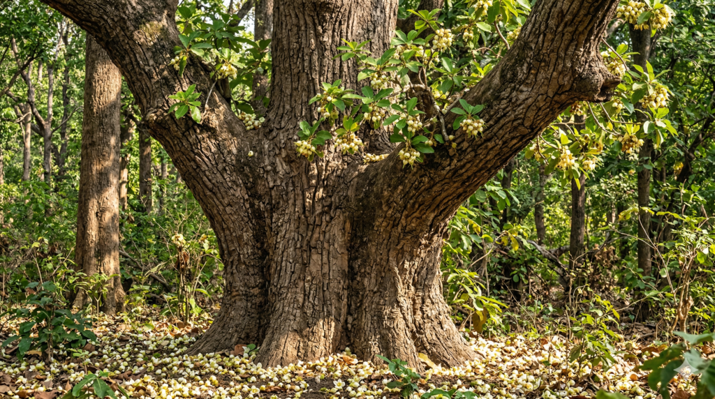 महुआ का पेड़: आदिवासी जीवन का कल्पवृक्ष – नंदुरबार ज़िले में महुआ फूल, दारू, खाना और औषधीय उपयोग | जय आदिवासी