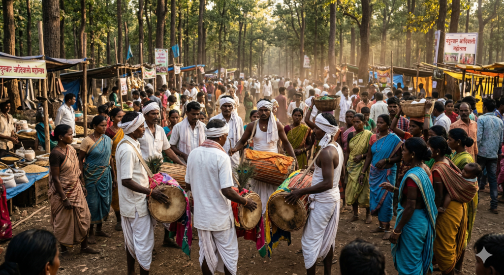 🎶 भगोरिया (भोंगऱ्या) मेले का माहौल