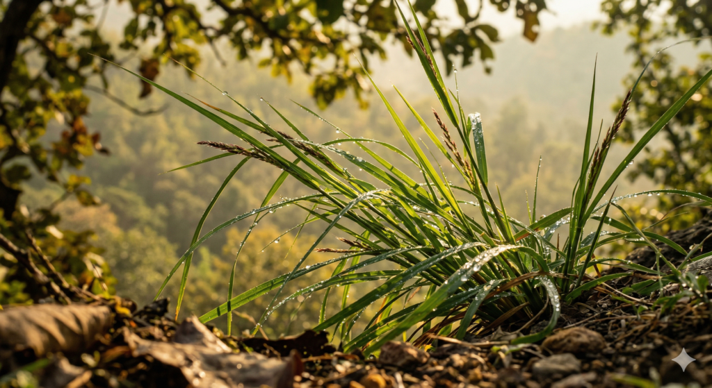 रोश्या गवत क्या है? अस्तंबा यात्रा में सुगंधित घास का महत्व, परफ्यूमरी और औषधीय उपयोग | जय आदिवासी