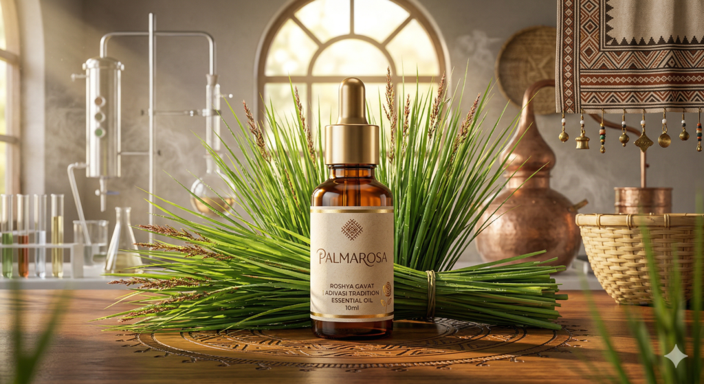 इस सुगन्धि घास की खुशबू और परफ्यूमरी-इंडस्ट्री में उपयोग