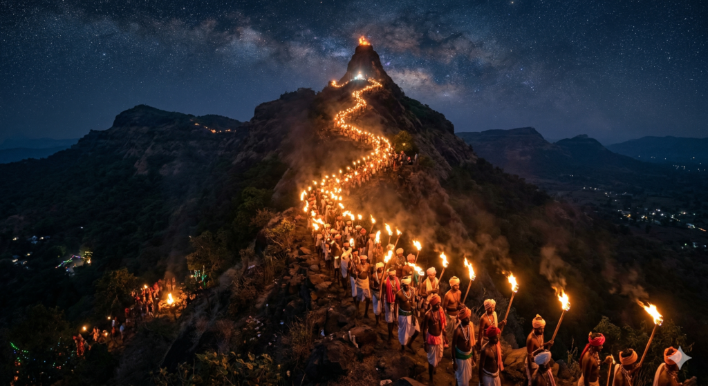 अस्तंबा ऋषी यात्रा 2026: शहादा से सतपुड़ा तक आदिवासी दिवाली पदयात्रा। अश्वत्थामा दंतकथा, परंपरा, स्त्रियों की रोक, तैयारी टिप्स और बढ़ती भीड़ की पूरी जानकारी। जय आदिवासी! 🚩