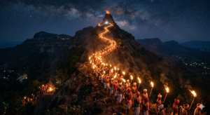 अस्तंबा ऋषी यात्रा 2026: शहादा से सतपुड़ा तक आदिवासी दिवाली पदयात्रा। अश्वत्थामा दंतकथा, परंपरा, स्त्रियों की रोक, तैयारी टिप्स और बढ़ती भीड़ की पूरी जानकारी। जय आदिवासी! 🚩