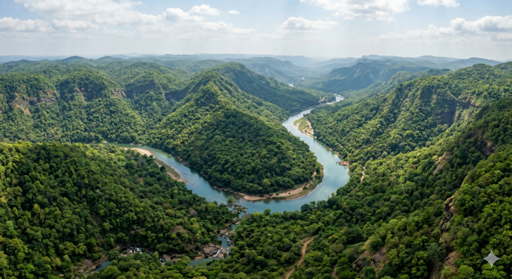 सतपुड़ा जंगल दृश्य